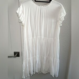 Aritzia White Baby Doll Dress